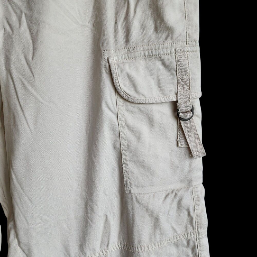 American Eagle Dreamy Drape Cargo Pants Sz 18 Super High Rise Baggy Wide Leg NWT - Picture 8 of 16